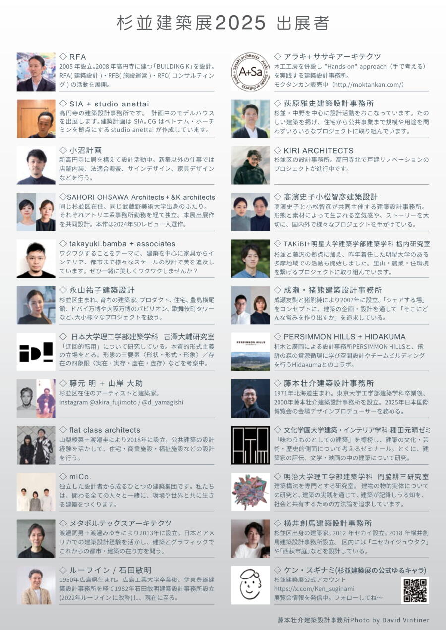 杉並建築展2025 説明のそとがわ