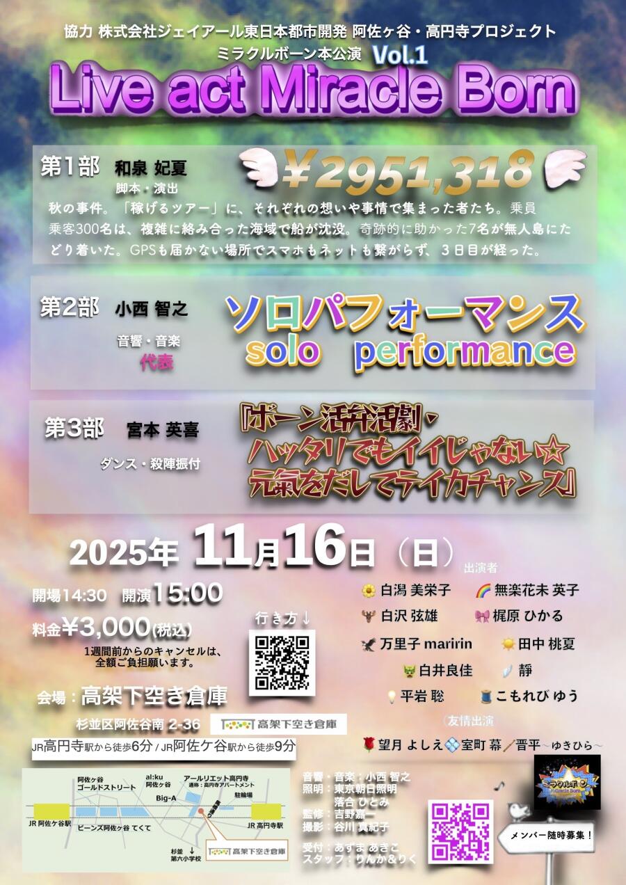 「Live Act Miracle Born Vol.1」