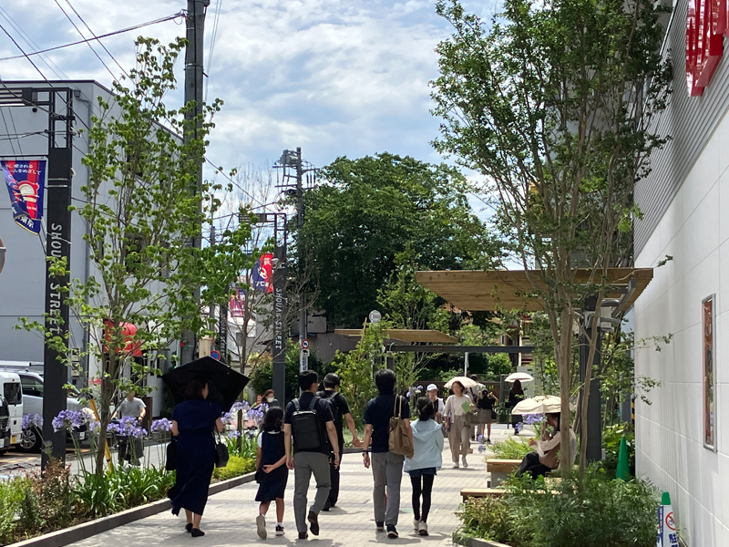 西荻高架下 歩道